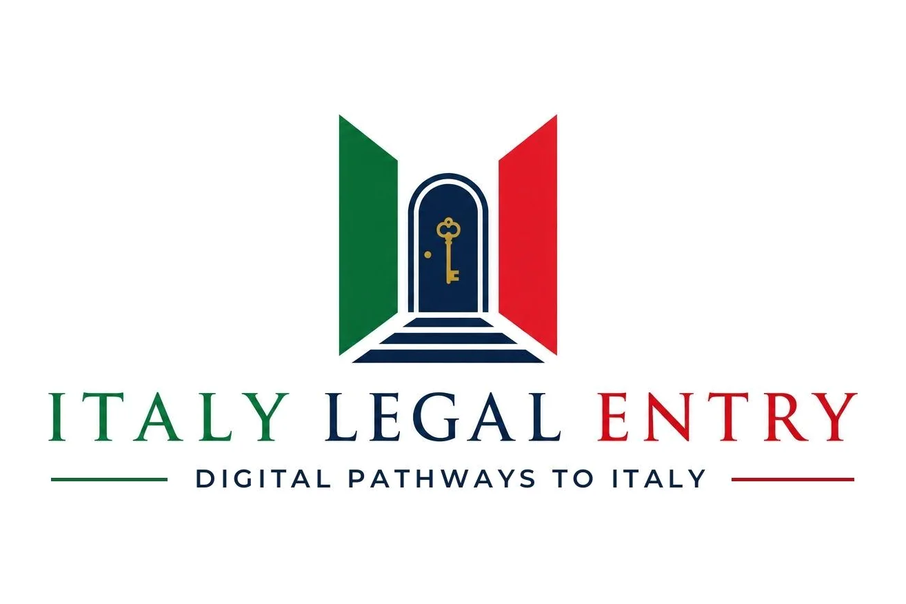 Logo Italy Legal Entry — Digital Pathways to Italy